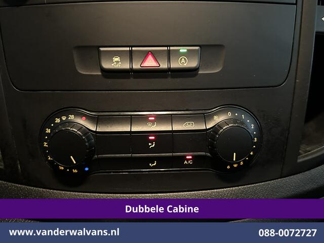 Mercedes-Benz VITO 116 CDI 164pk L2H1 Dubbele Cabine Euro6 Airco | 5-Zits | Navigatie | Camera | Cruisecontrol LM velgen, Trekhaak, Sidebars, Leder, Parkeersensoren, Dakdragers