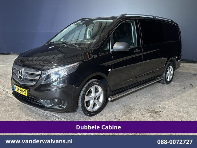 Mercedes-Benz VITO 116 CDI 164pk L2H1 Dubbele Cabine Euro6 Airco | 5-Zits | Navigatie | Camera | Cruisecontrol LM velgen, Trekhaak, Sidebars, Leder, Parkeersensoren, Dakdragers
