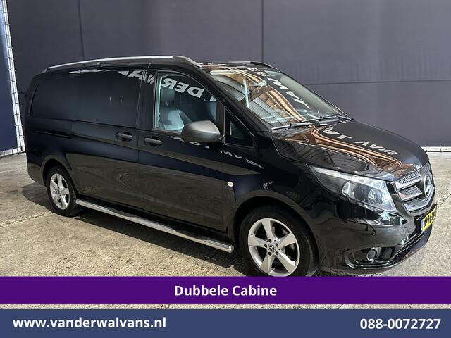 Mercedes-Benz VITO 116 CDI 164pk L2H1 Dubbele Cabine Euro6 Airco | 5-Zits | Navigatie | Camera | Cruisecontrol LM velgen, Trekhaak, Sidebars, Leder, Parkeersensoren, Dakdragers