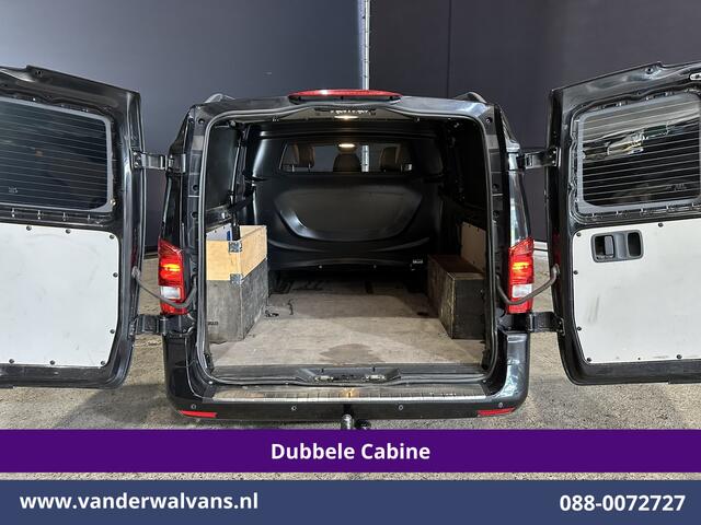 Mercedes-Benz VITO 116 CDI 164pk L2H1 Dubbele Cabine Euro6 Airco | 5-Zits | Navigatie | Camera | Cruisecontrol LM velgen, Trekhaak, Sidebars, Leder, Parkeersensoren, Dakdragers