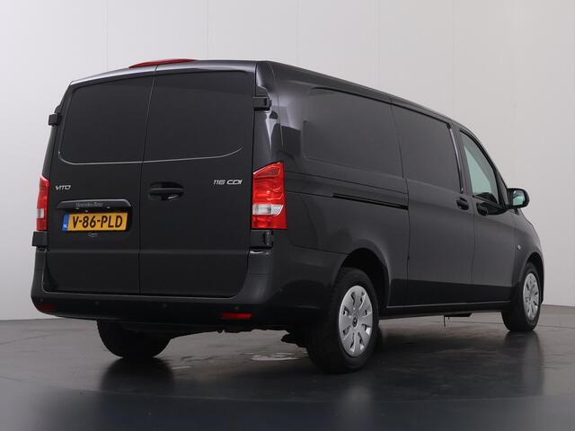 Mercedes-Benz VITO 116 CDI | Aut. | XL L3 | LED Koplampen | 3-zits | Airco | Parkeercamera | Bumpers in kleur | Achterdeuren | Certified