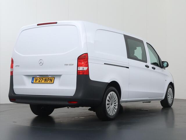 Mercedes-Benz VITO 119 CDI | Aut. | XL L3 | Dubbele Cabine | 5-zits | Stoelverwarming | Navigatie | Parkeercamera | Cruise Control | Certified