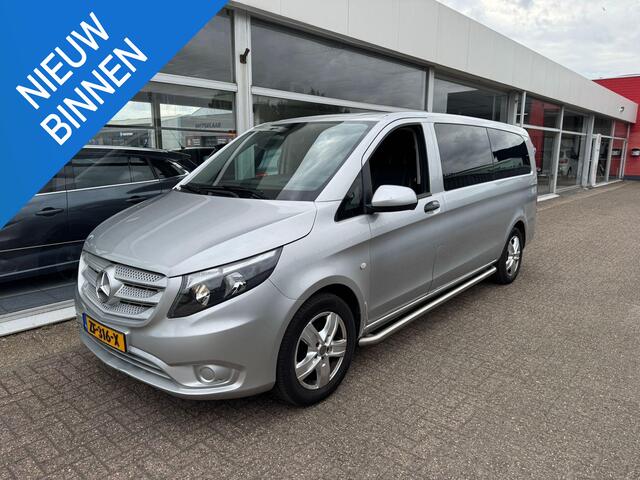 Mercedes-Benz VITO Tourer 114 BlueTEC Pro Extra Lang | 9-Persoons | Airco | Trekhaak | Elektrische ramen | Lederen bekleding | Navigatie | Zijschuifdeur - rechts | Nieuwe APK |