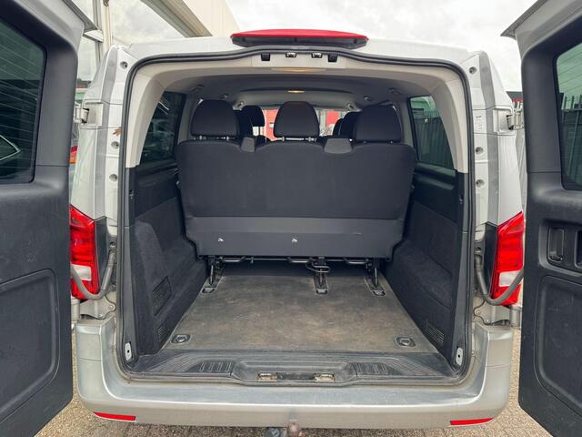 Mercedes-Benz VITO Tourer 114 BlueTEC Pro Extra Lang | 9-Persoons | Airco | Trekhaak | Elektrische ramen | Lederen bekleding | Navigatie | Zijschuifdeur - rechts | Nieuwe APK |