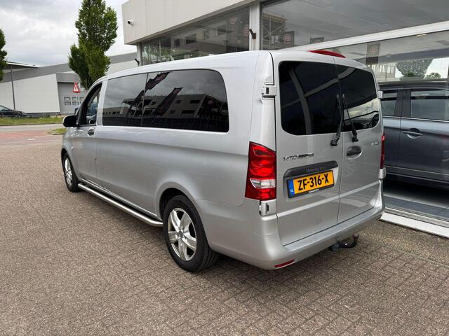 Mercedes-Benz VITO Tourer 114 BlueTEC Pro Extra Lang | 9-Persoons | Airco | Trekhaak | Elektrische ramen | Lederen bekleding | Navigatie | Zijschuifdeur - rechts | Nieuwe APK |