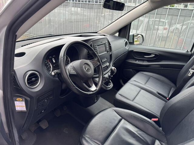 Mercedes-Benz VITO Tourer 114 BlueTEC Pro Extra Lang | 9-Persoons | Airco | Trekhaak | Elektrische ramen | Lederen bekleding | Navigatie | Zijschuifdeur - rechts | Nieuwe APK |