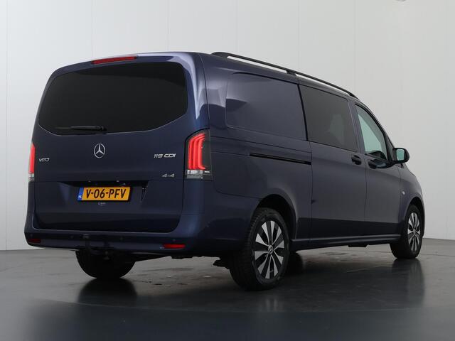 Mercedes-Benz VITO 119 CDI | XL L3 | Pro | Dubbele Cabine | 4X4 Schuifdeur L+R | Parkeercamera | Navigatie | Stoelverwarming | Parkeersensoren | LM Velgen | Trekhaak | Certified