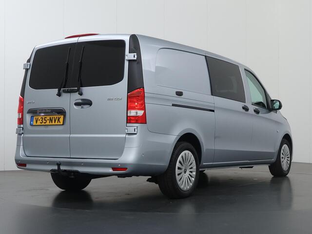Mercedes-Benz VITO 116 CDI | Aut. | XL L3 | Select | Dubbele Cabine | 6-zits | LED Koplampen | Schuifdeur L+R | Navigatie | Parkeercamera | Cruise Control | Trekhaak | Certified
