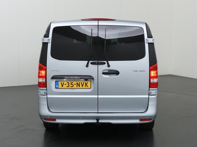 Mercedes-Benz VITO 116 CDI | Aut. | XL L3 | Select | Dubbele Cabine | 6-zits | LED Koplampen | Schuifdeur L+R | Navigatie | Parkeercamera | Cruise Control | Trekhaak | Certified