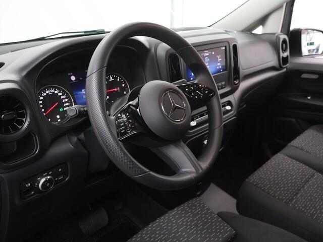Mercedes-Benz VITO 116 CDI | Aut. | XL L3 | Select | Dubbele Cabine | 6-zits | LED Koplampen | Schuifdeur L+R | Navigatie | Parkeercamera | Cruise Control | Trekhaak | Certified