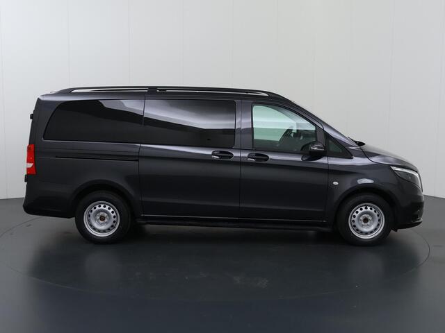Mercedes-Benz VITO 114 CDI | Aut. | Lang L2 | Dubbele Cabine | Adaptieve Cruise Control | Stoelverwarming | LED Koplampen | Trekhaak | Parkeercamera | 5-zits | Airco | Stoelverwarming | Certified