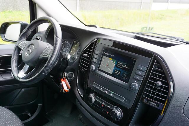 Mercedes-Benz VITO 116 CDI Lang Grijs |1e eigenaar |Automaat |Camera |Cruise |Navi |Airco |163 pk |Carplay |Android Auto |EURO6 |Lederen stuurwiel |BPM vrij!