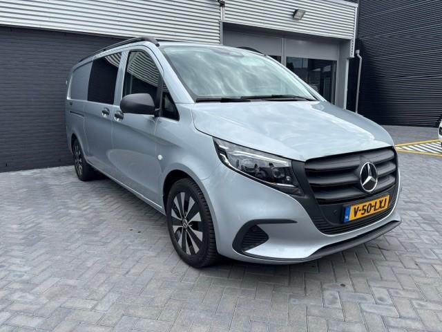 Mercedes-Benz VITO 119 CDI XL L3 | PRO | AUT. | MULTI-BEAM LED | DUBBEL CABINE + 2X ZIJSCHUIFDEUR |ACHTERDEUREN | ALARM | DODEHOEKDETECTIE | TREKHAAK | SPOORASSISTENT | CHROOM INTERIEUR PAKKET | CERTIFIED | Apple Carplay