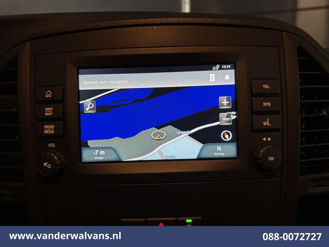 Mercedes-Benz VITO 110 CDI 102pk L2H1 Euro6 Airco | Imperiaal | Camera | Navigatie | Trekhaak | Apple Carplay | Cruisecontrol Android Auto, Parkeersensoren, Bijrijdersbank, Achterklep