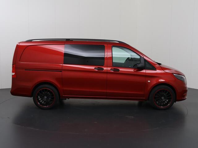 Mercedes-Benz VITO 110 CDI | L2 | DUBBEL CABINE | NAVIGATIE | CLIMATE CONTROL | CRUISE CONTROL | ACHTERUITRIJCAMERA | METALLIC LAK | 19" VELGEN | GETINT GLAS | PANAMERICANA GRILLE | CERTIFIED