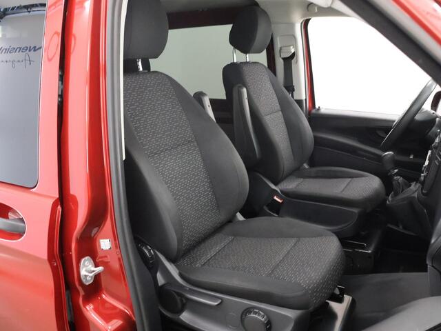 Mercedes-Benz VITO 110 CDI | L2 | DUBBEL CABINE | NAVIGATIE | CLIMATE CONTROL | CRUISE CONTROL | ACHTERUITRIJCAMERA | METALLIC LAK | 19" VELGEN | GETINT GLAS | PANAMERICANA GRILLE | CERTIFIED