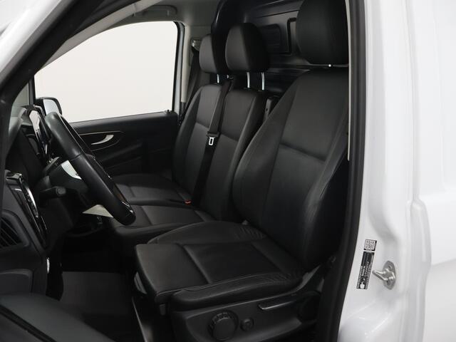 Mercedes-Benz VITO 116 CDI | Aut. | XL L3 | Select | 3 zits | Stoelverwarming | LED koplampen | Vloer en Wand Betimmering | LM Velgen | Cruise Control | Apple Carplay/Android Auto | Trekhaak 2500 KG. AHW | Certified