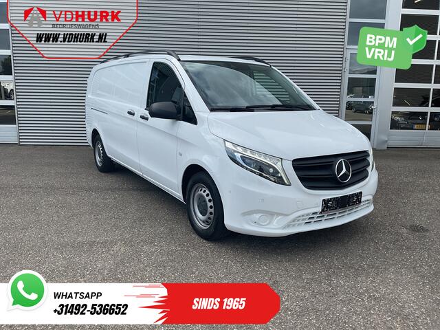 Mercedes-Benz VITO 116 CDI Aut. XL L3 LED/ Standkachel/ Stoelverw./ Carplay/ Camera/ PDC/ Cruise/ Trekhaak/ Airco