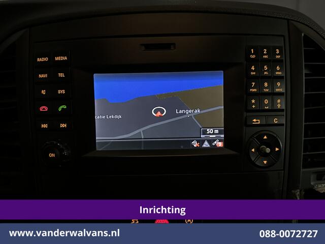 Mercedes-Benz VITO 114 CDI 136pk L3H1 Inrichting Euro6 Airco | Camera | Navigatie | Imperiaal | Trekhaak Sidebars, Bijrijdersbank