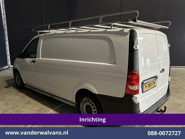 Mercedes-Benz VITO 114 CDI 136pk L3H1 Inrichting Euro6 Airco | Camera | Navigatie | Imperiaal | Trekhaak Sidebars, Bijrijdersbank