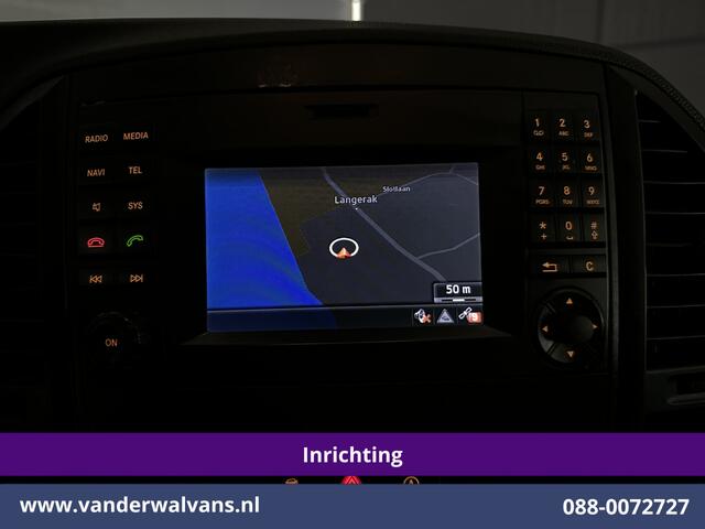 Mercedes-Benz VITO 114 CDI 136pk L3H1 Inrichting Euro6 Airco | Navigatie | Camera | Imperiaal | Trekhaak Sidebars, Bijrijdersbank