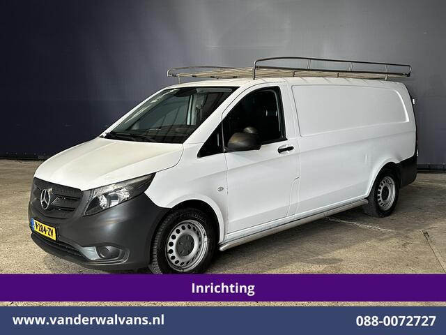 Mercedes-Benz VITO 114 CDI 136pk L3H1 Inrichting Euro6 Airco | Navigatie | Camera | Imperiaal | Trekhaak Sidebars, Bijrijdersbank