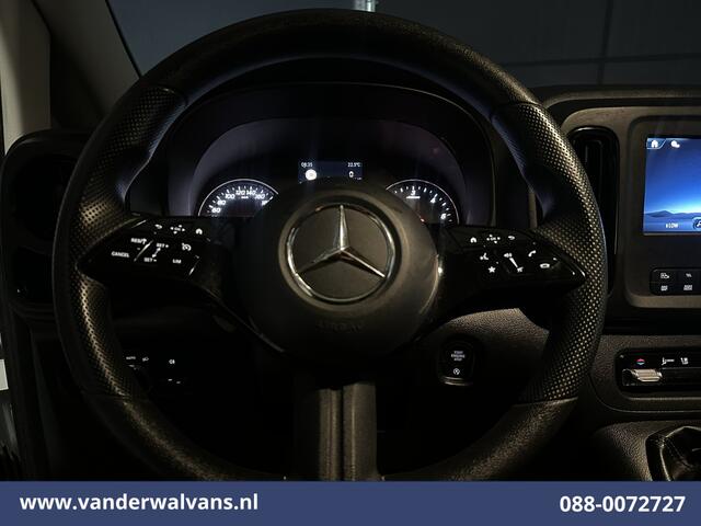 Mercedes-Benz VITO 116 CDI 164pk L2H1 2025 Model Euro6 Airco | XL MBUX | Camera | Navigatie | Cruisecontrol Stoelverwarming, Parkeersensoren, Bijrijdersbank