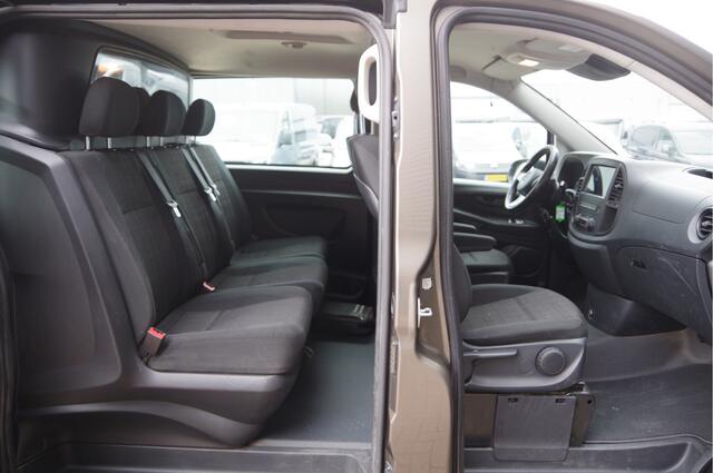 Mercedes-Benz VITO 114 CDI L2 MARGE! DC-5P, AUT. TREKHAAK, CLIMA, CAMERA, CRUISE, PARKEERSENSOREN, NL AUTO, NAP