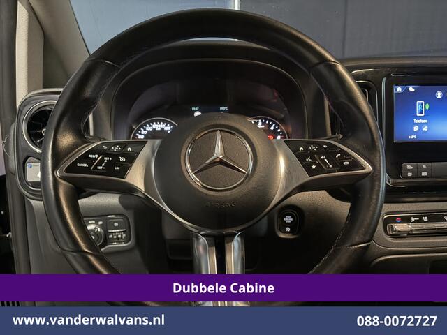 Mercedes-Benz VITO 116 CDI 164pk 9G-Tronic Automaat L3H1 Dubbele Cabine Euro6 Airco | 6-Zits | 2x zijdeur | Camera Adaptieve Cruisecontrol, LM Velgen, Stoelverwarming, Leder, 2500kg Trekhaak, Parkeersensoren
