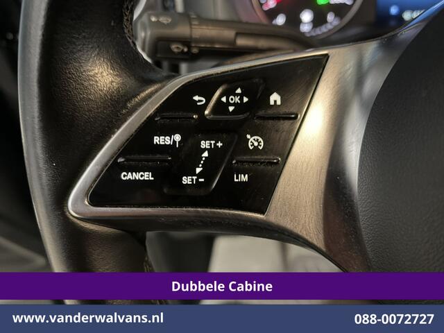 Mercedes-Benz VITO 116 CDI 164pk 9G-Tronic Automaat L3H1 Dubbele Cabine Euro6 Airco | 6-Zits | 2x zijdeur | Camera Adaptieve Cruisecontrol, LM Velgen, Stoelverwarming, Leder, 2500kg Trekhaak, Parkeersensoren