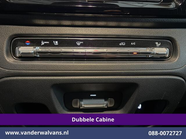 Mercedes-Benz VITO 116 CDI 164pk 9G-Tronic Automaat L3H1 Dubbele Cabine Euro6 Airco | 6-Zits | 2x zijdeur | Camera Adaptieve Cruisecontrol, LM Velgen, Stoelverwarming, Leder, 2500kg Trekhaak, Parkeersensoren