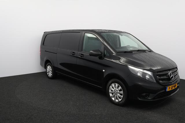 Mercedes-Benz VITO 116 CDI Extra Lang/ Automaat!/ Trekhaak/ Zij-Schuifdeur Rechts/ 16'' LMV/ Navi/ Airco/ Cruise/ Elek. pakket/ Bluetooth/ Multi. Stuur/ Dakspoiler/ Metallic lak.