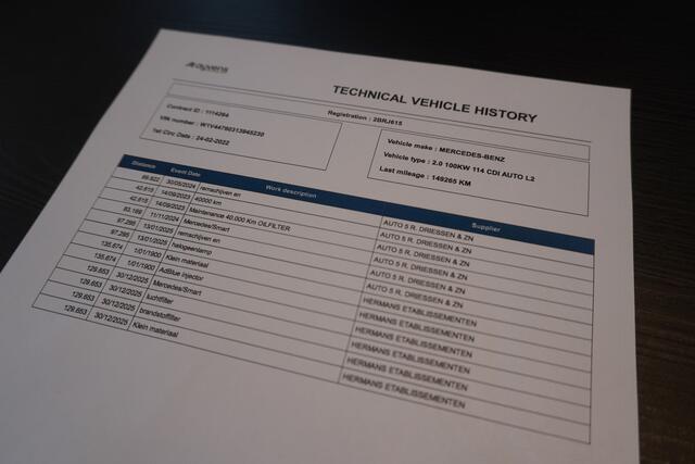 Mercedes-Benz VITO 114 CDI Lang Automaat EURO 6 - Airco - Navi - Cruise - €18.950,- Excl.