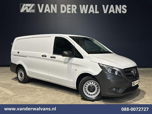 Mercedes-Benz VITO 116 CDI 164pk L3H1 Euro6 Airco | Camera | Navigatie | Apple Carplay | Cruisecontrol Android Auto, Parkeersensoren, Bijrijdersbank
