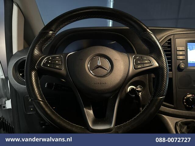 Mercedes-Benz VITO 116 CDI 164pk L3H1 Euro6 Airco | Camera | Navigatie | Apple Carplay | Cruisecontrol Android Auto, Parkeersensoren, Bijrijdersbank