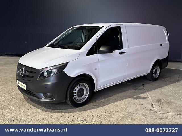 Mercedes-Benz VITO 116 CDI 164pk L3H1 Euro6 Airco | Camera | Navigatie | Apple Carplay | Cruisecontrol Android Auto, Parkeersensoren, Bijrijdersbank