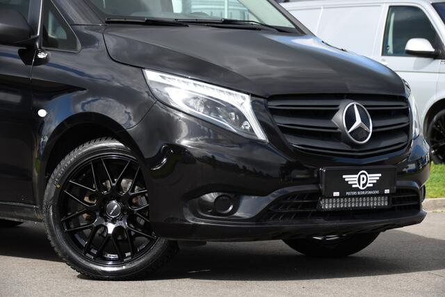 Mercedes-Benz VITO 116 CDI L2 Black Edition Camera, Cruise, Carplay, LED, 164pk, Stoelverwarming, Standkachel, Automaat, Multimedia, Uniek!