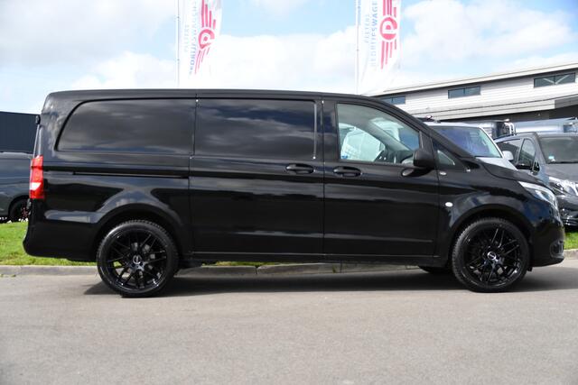 Mercedes-Benz VITO 116 CDI L2 Black Edition Camera, Cruise, Carplay, LED, 164pk, Stoelverwarming, Standkachel, Automaat, Multimedia, Uniek!