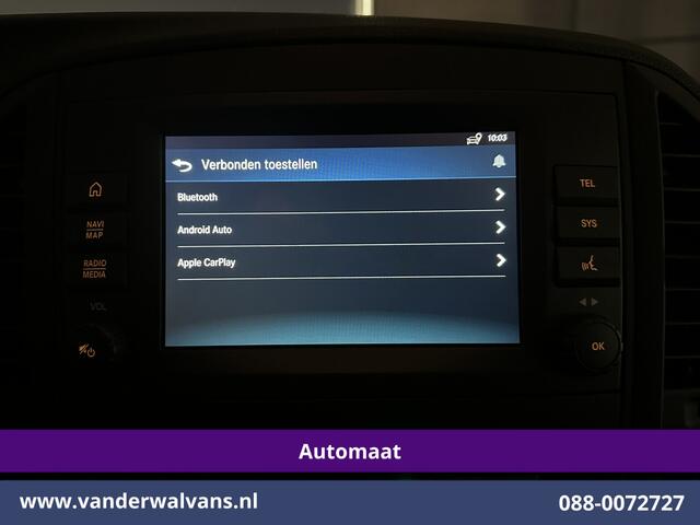 Mercedes-Benz VITO 114 CDI 136pk 9G-Tronic Automaat L3H1 Euro6 Airco | Camera | Apple Carplay | Cruisecontrol | 2500kg Trekhaak Android Auto, Parkeersensoren, Bumper in de kleur