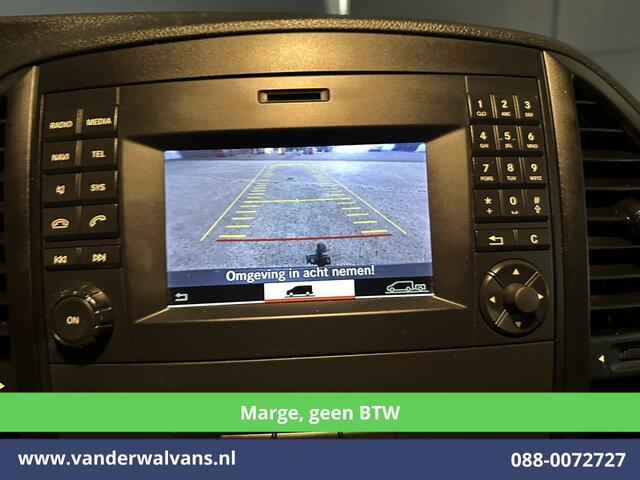 Mercedes-Benz VITO 111 CDI 115pk **MARGE, geen BTW** L3H1 Euro6 Airco | Camera | Navigatie | Cruisecontrol Trekhaak, Leder, Parkeersensoren, Bijrijdersbank