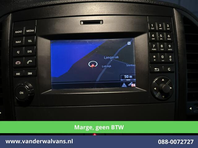 Mercedes-Benz VITO 111 CDI 115pk **MARGE, geen BTW** L3H1 Euro6 Airco | Camera | Navigatie | Cruisecontrol Trekhaak, Leder, Parkeersensoren, Bijrijdersbank
