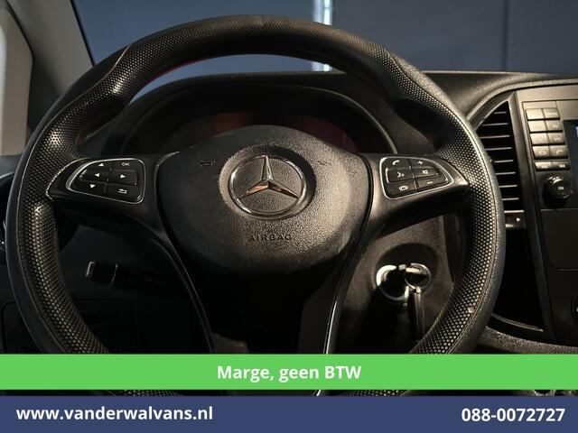 Mercedes-Benz VITO 111 CDI 115pk **MARGE, geen BTW** L3H1 Euro6 Airco | Camera | Navigatie | Cruisecontrol Trekhaak, Leder, Parkeersensoren, Bijrijdersbank