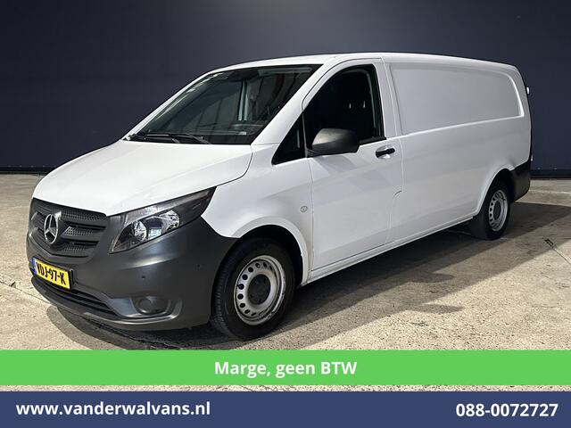 Mercedes-Benz VITO 111 CDI 115pk **MARGE, geen BTW** L3H1 Euro6 Airco | Camera | Navigatie | Cruisecontrol Trekhaak, Leder, Parkeersensoren, Bijrijdersbank