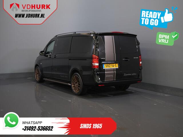 Mercedes-Benz VITO 114 CDI Aut. DC Dubbel Cabine Buffl Leder/ 2x Schuifdeur/ Carplay/ Navi/ Spoiler/ Frontlip/ Sidebars/ 18"LMV/ Cruise/ Airco