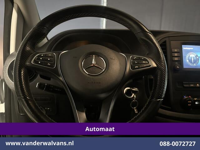 Mercedes-Benz VITO 114 CDI 136pk 9G-Tronic Automaat L3H1 Euro6 Airco | Camera | Apple Carplay | Cruisecontrol Android Auto, 2500kg Trekhaak, Parkeersensoren, Bijrijdersbank, Bumper in de kleur