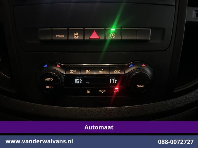 Mercedes-Benz VITO 114 CDI 136pk 9G-Tronic Automaat L3H1 Euro6 Airco | Camera | Apple Carplay | Cruisecontrol Android Auto, 2500kg Trekhaak, Parkeersensoren, Bijrijdersbank, Bumper in de kleur