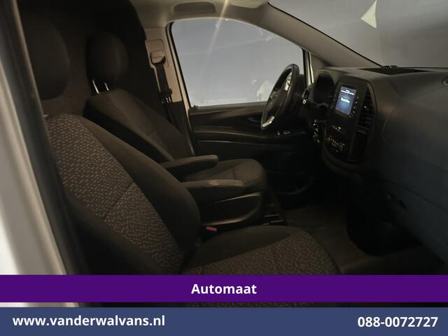 Mercedes-Benz VITO 114 CDI 136pk 9G-Tronic Automaat L3H1 Euro6 Airco | Camera | Apple Carplay | Cruisecontrol Android Auto, 2500kg Trekhaak, Parkeersensoren, Bijrijdersbank, Bumper in de kleur
