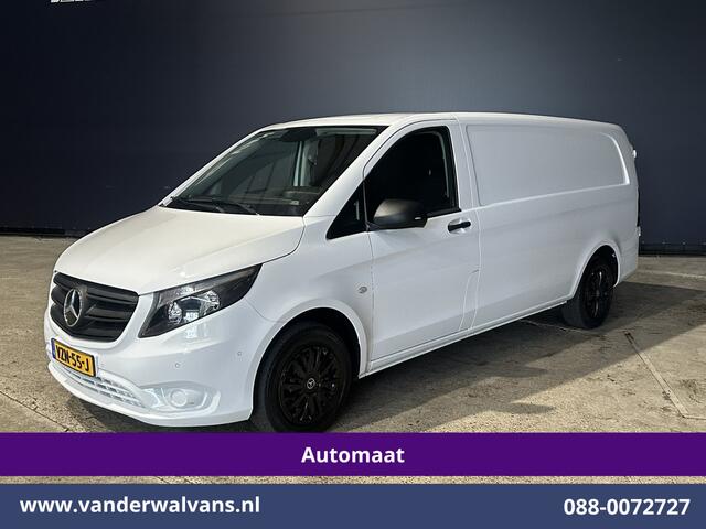 Mercedes-Benz VITO 114 CDI 136pk 9G-Tronic Automaat L3H1 Euro6 Airco | Camera | Apple Carplay | Cruisecontrol Android Auto, 2500kg Trekhaak, Parkeersensoren, Bijrijdersbank, Bumper in de kleur