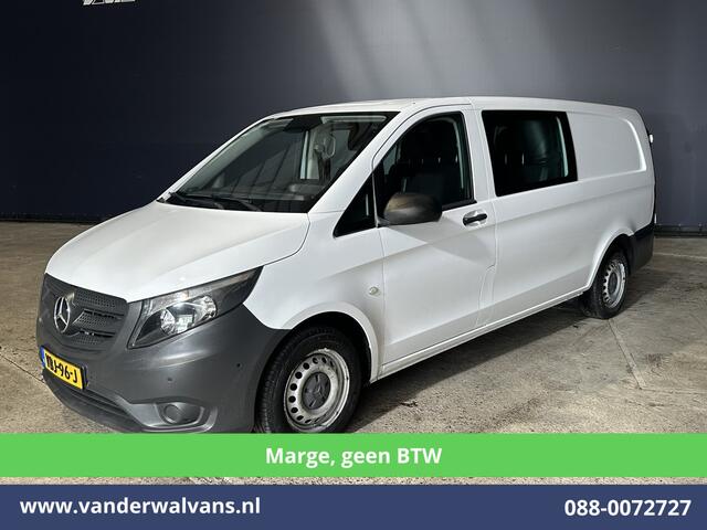 Mercedes-Benz VITO 111 CDI **MARGE, Geen BTW** L3H1 Dubbele Cabine Euro6 Airco | 5-Zits | Camera | Navigatie | Cruisecontrol Trekhaak, Parkeersensoren