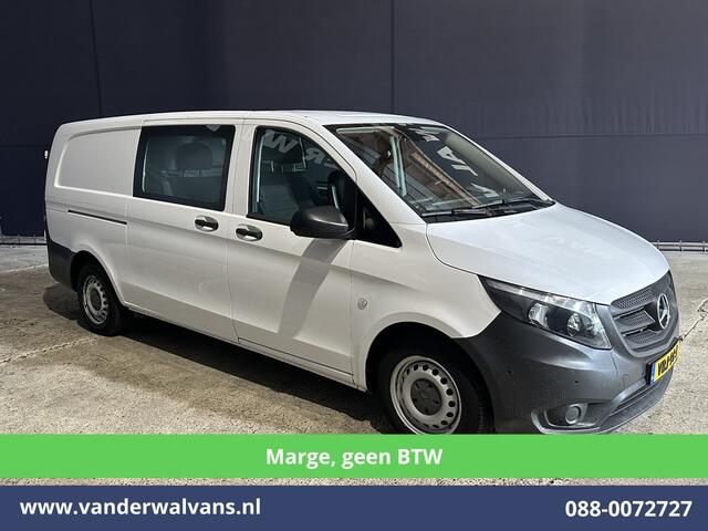 Mercedes-Benz VITO 111 CDI **MARGE, Geen BTW** L3H1 Dubbele Cabine Euro6 Airco | 5-Zits | Camera | Navigatie | Cruisecontrol Trekhaak, Parkeersensoren